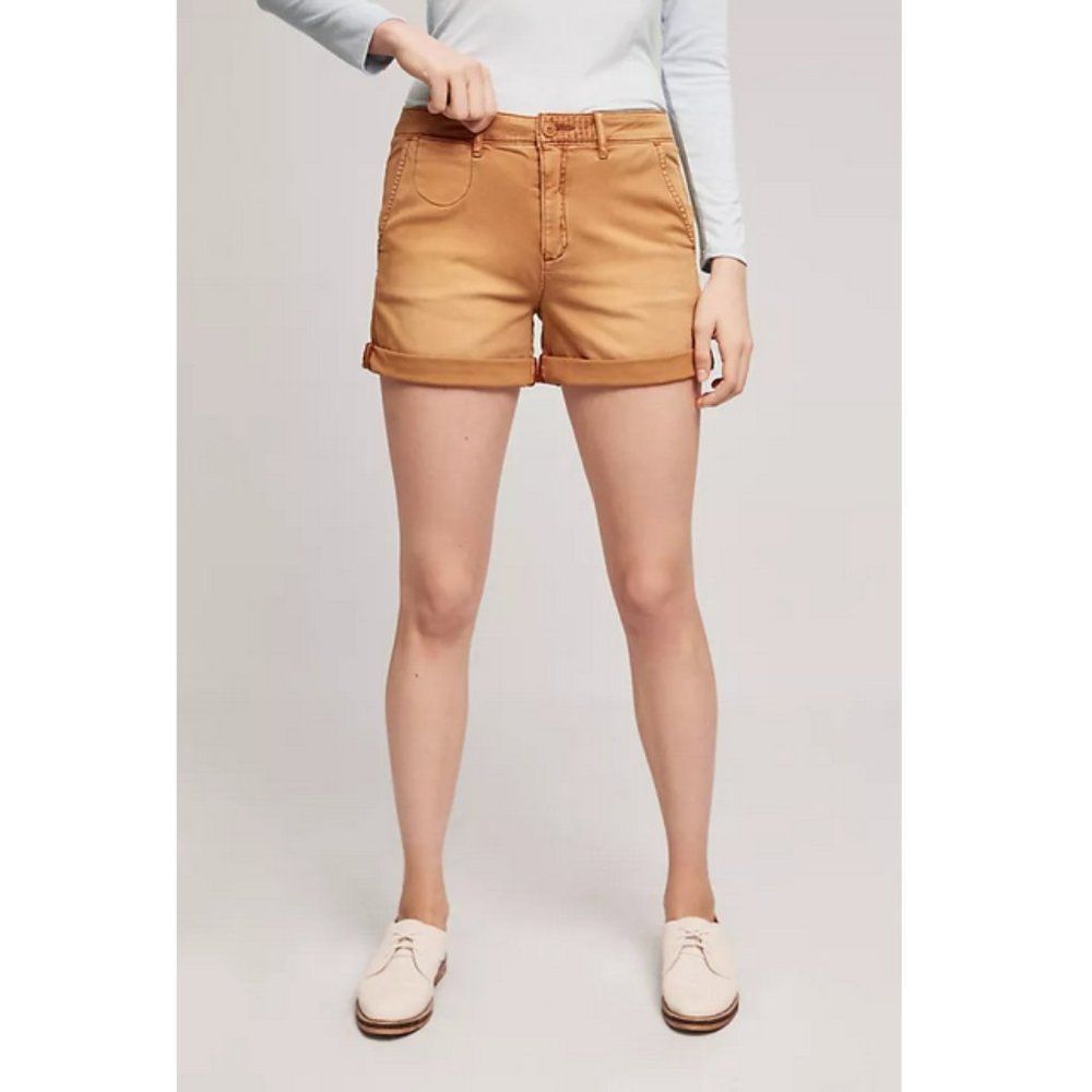 Anthropologie Relaxed Chino Shorts